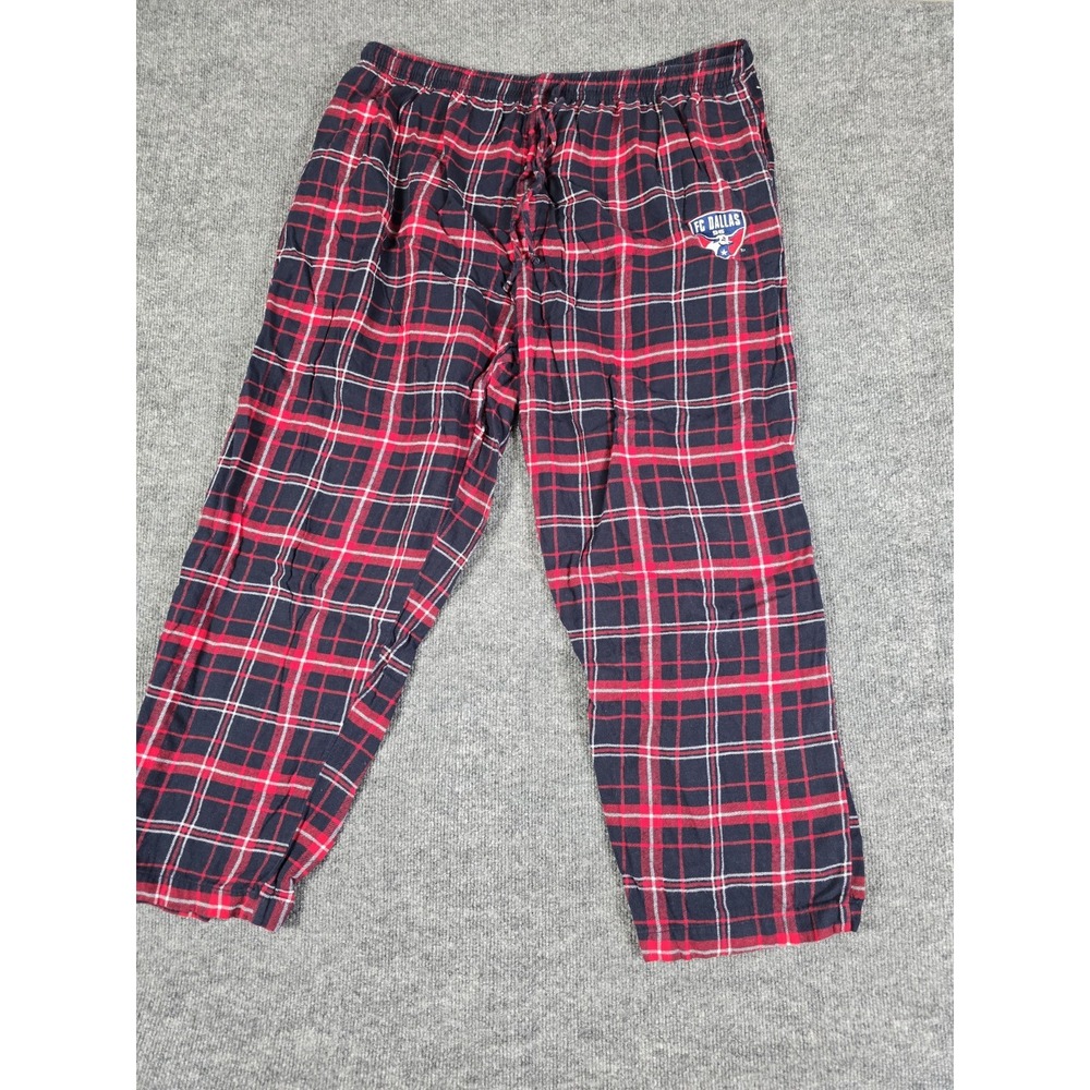 FC Dallas 96 Men's Pajama Pants Plaid Pajama XXL blue/red  Concepts Sport‎